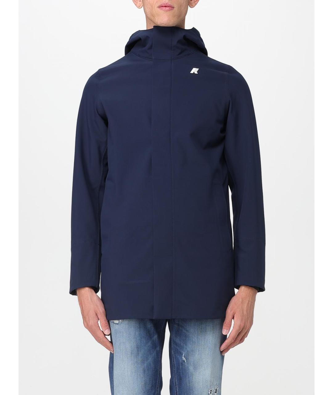 K-WAY Синяя полиэстеровая парка, фото 5