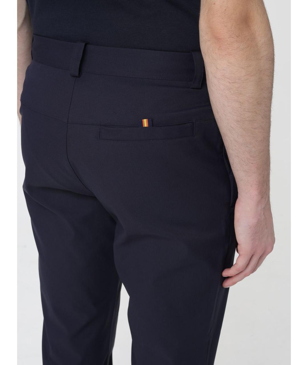 K-WAY Синие полиэстеровые повседневные брюки, фото 3