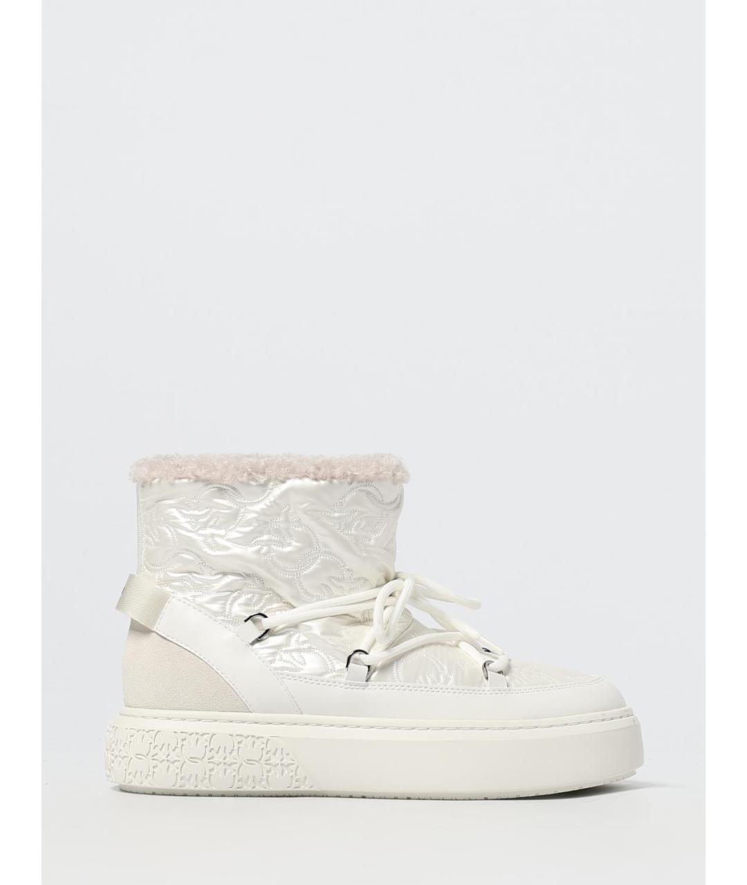 PINKO Бежевые синтетические ботинки, фото 4