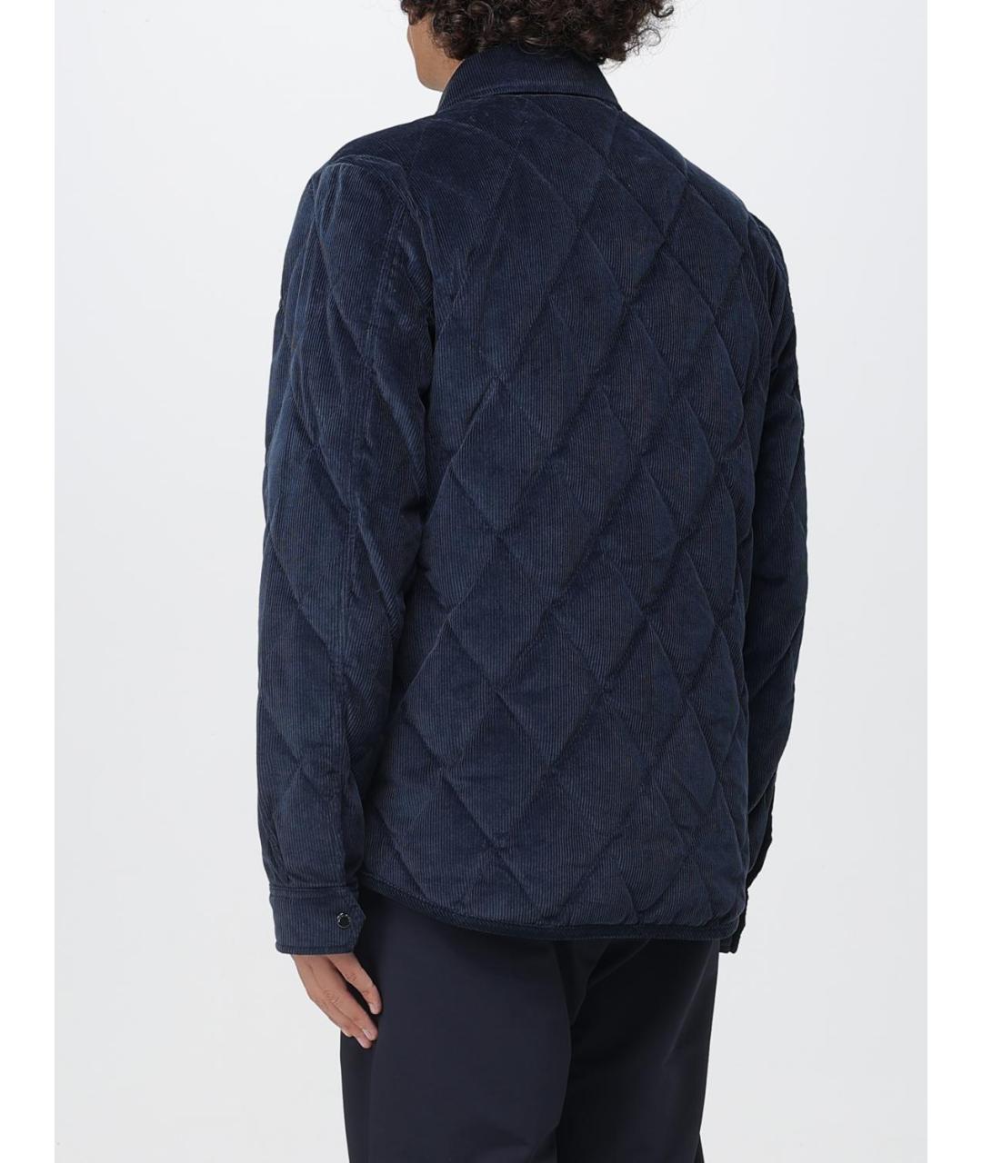 WOOLRICH Синяя хлопковая куртка, фото 3