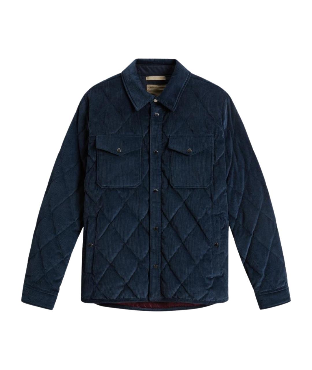 WOOLRICH Синяя хлопковая куртка, фото 1