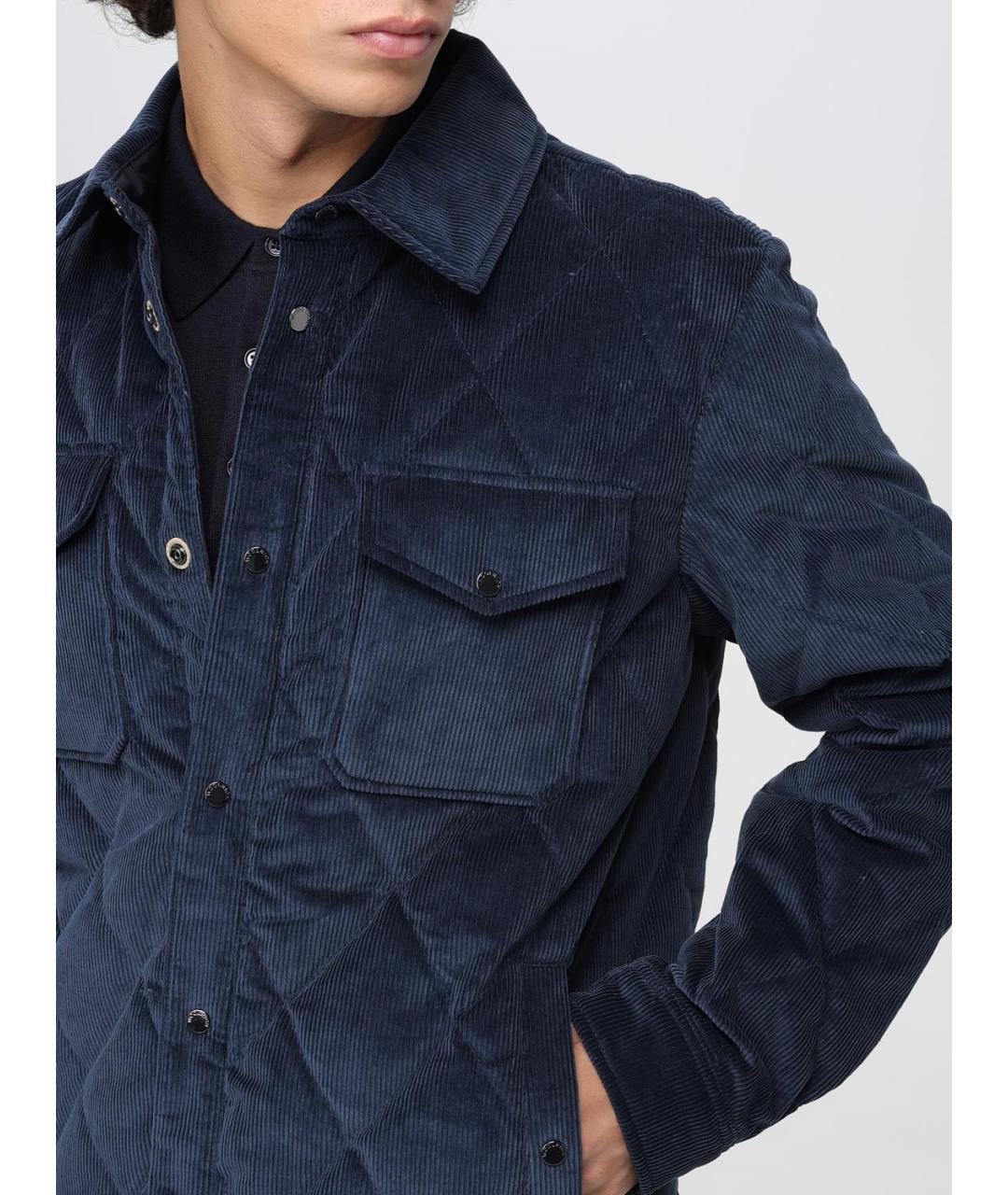 WOOLRICH Синяя хлопковая куртка, фото 5