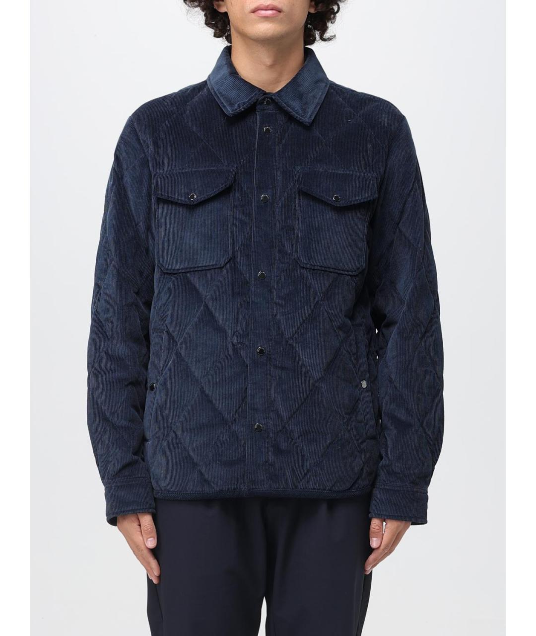 WOOLRICH Синяя хлопковая куртка, фото 2