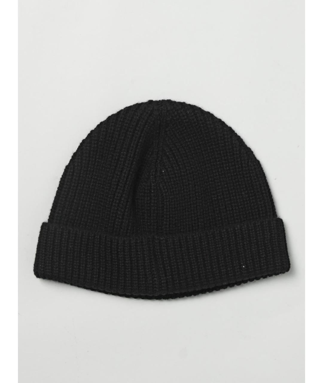 VALENTINO Черная шерстяная шапка, фото 2