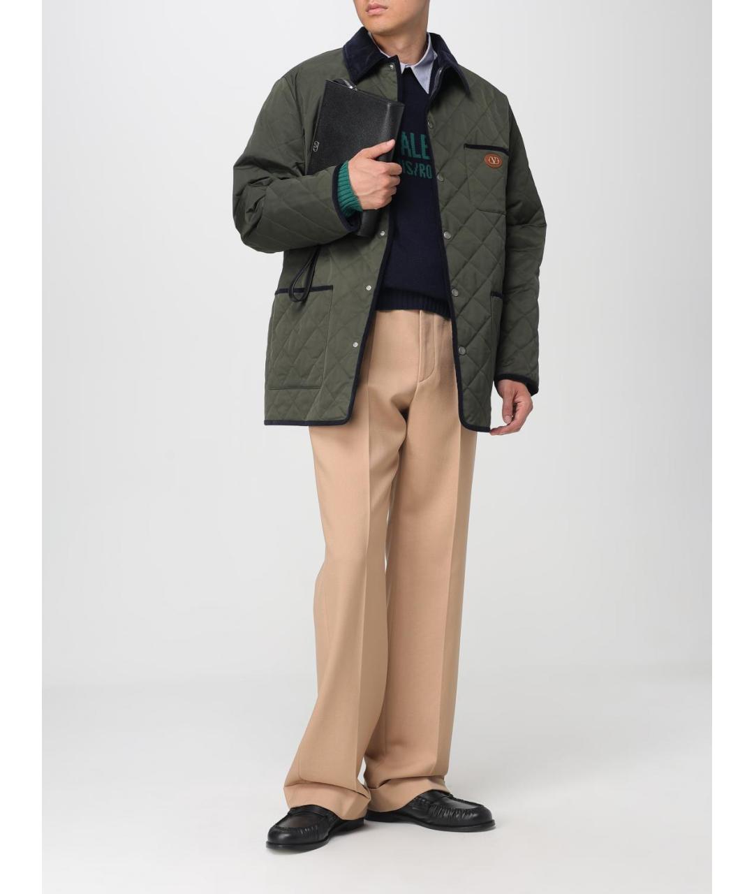 VALENTINO Голубая хлопковая кэжуал рубашка, фото 2