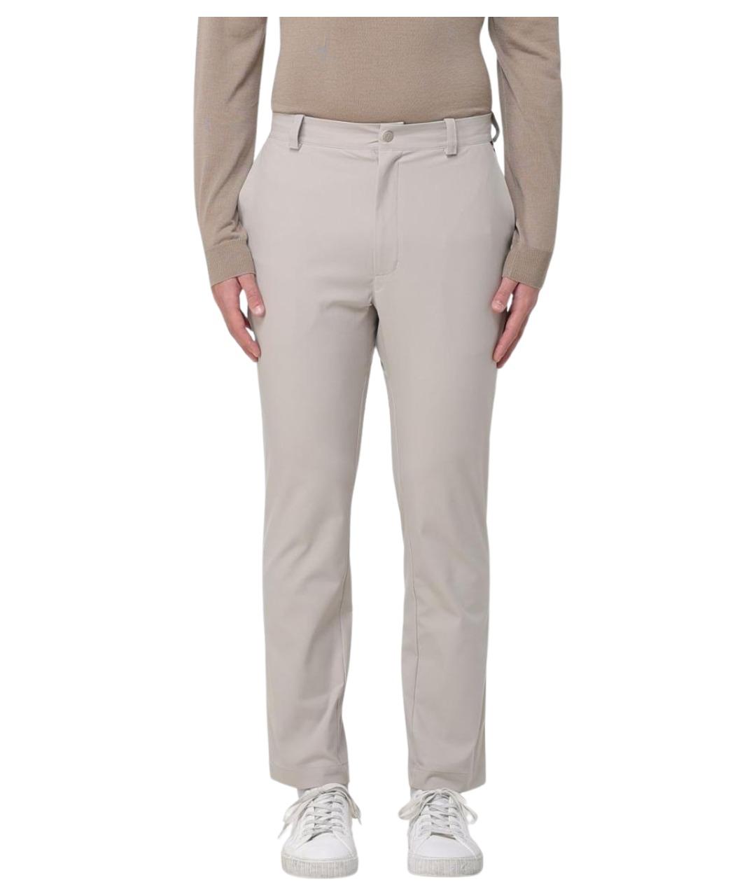 K-WAY Серые полиэстеровые повседневные брюки, фото 1