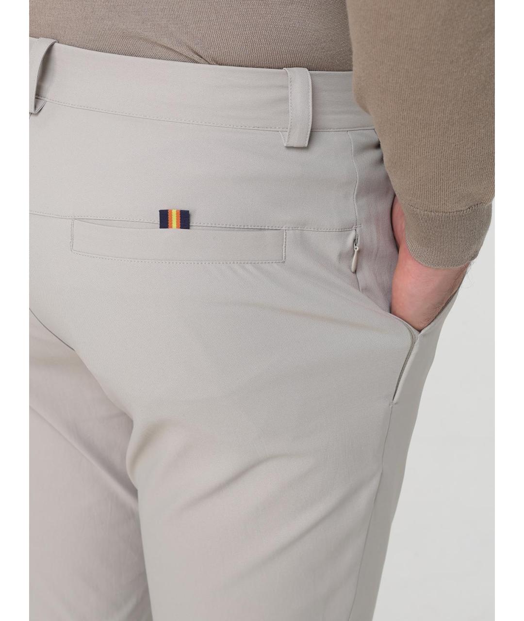 K-WAY Серые полиэстеровые повседневные брюки, фото 3