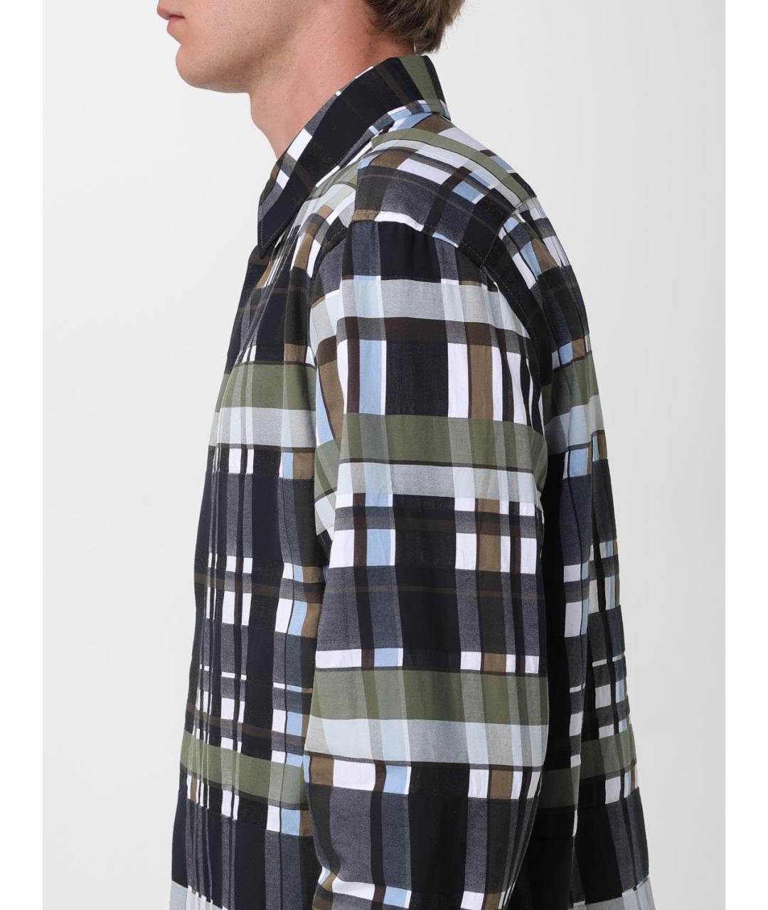 BOTTEGA VENETA Мульти хлопковая кэжуал рубашка, фото 5