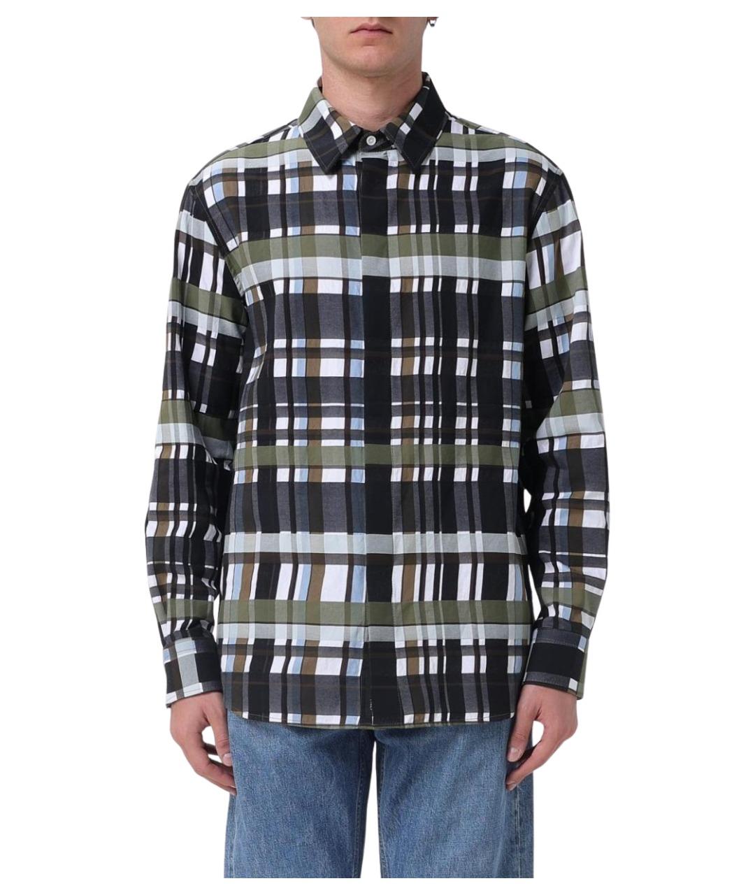 BOTTEGA VENETA Мульти хлопковая кэжуал рубашка, фото 1