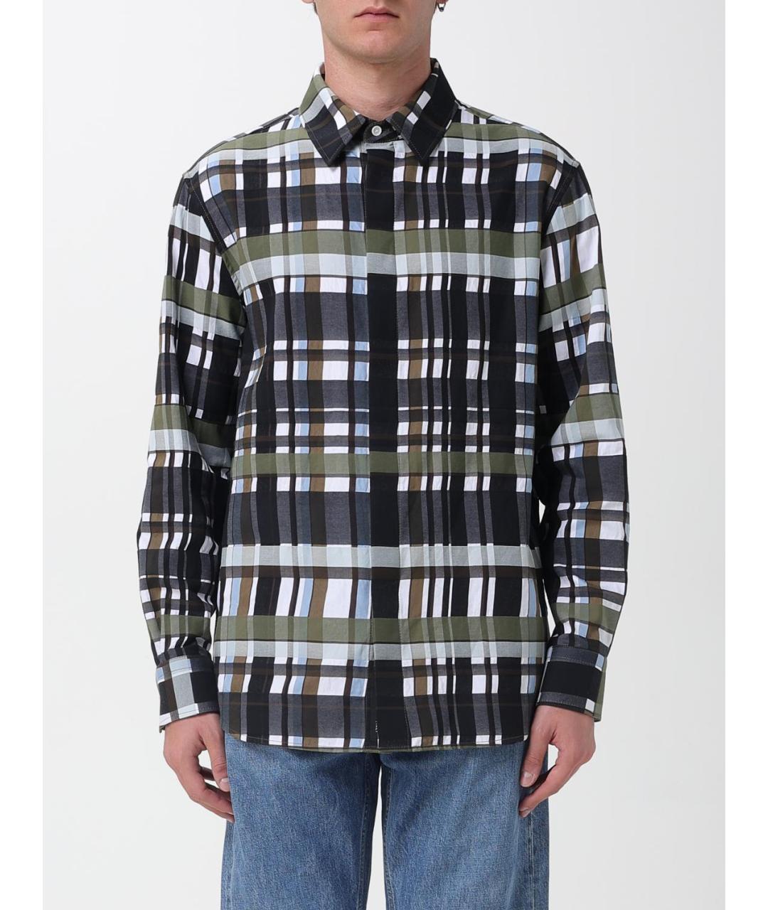 BOTTEGA VENETA Мульти хлопковая кэжуал рубашка, фото 6