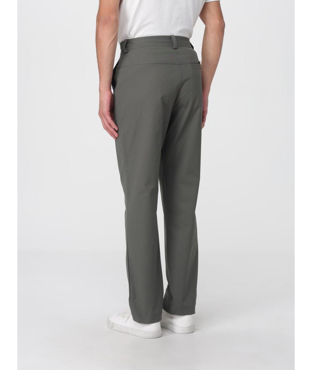 K-WAY Хаки полиэстеровые классические брюки, фото 2