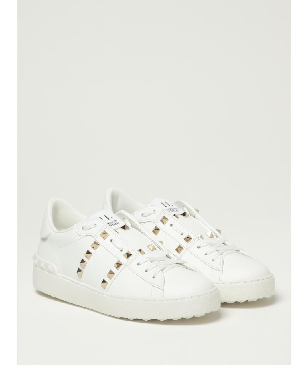 VALENTINO Белые кожаные кеды, фото 2