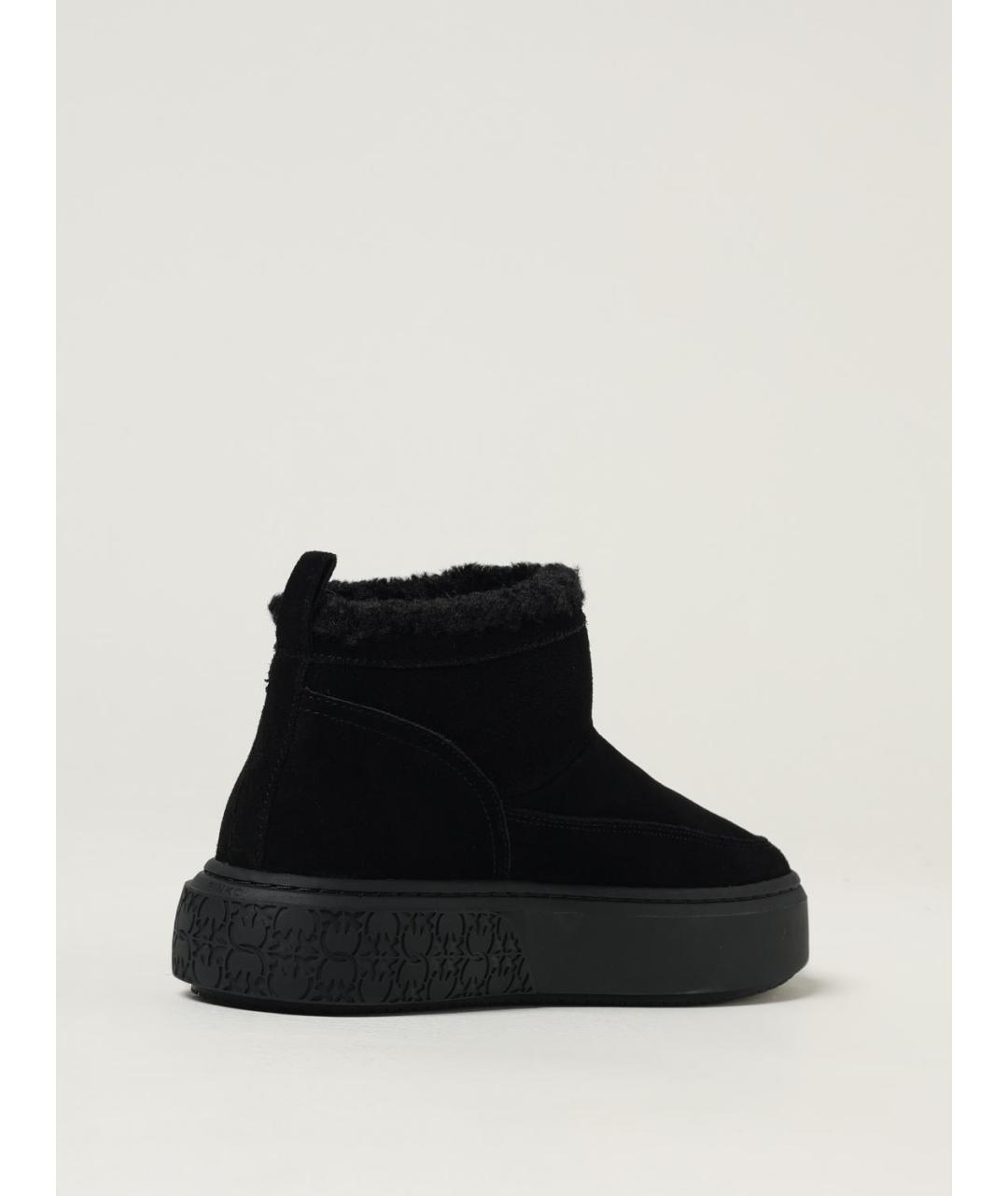 PINKO Черные кожаные ботинки, фото 3