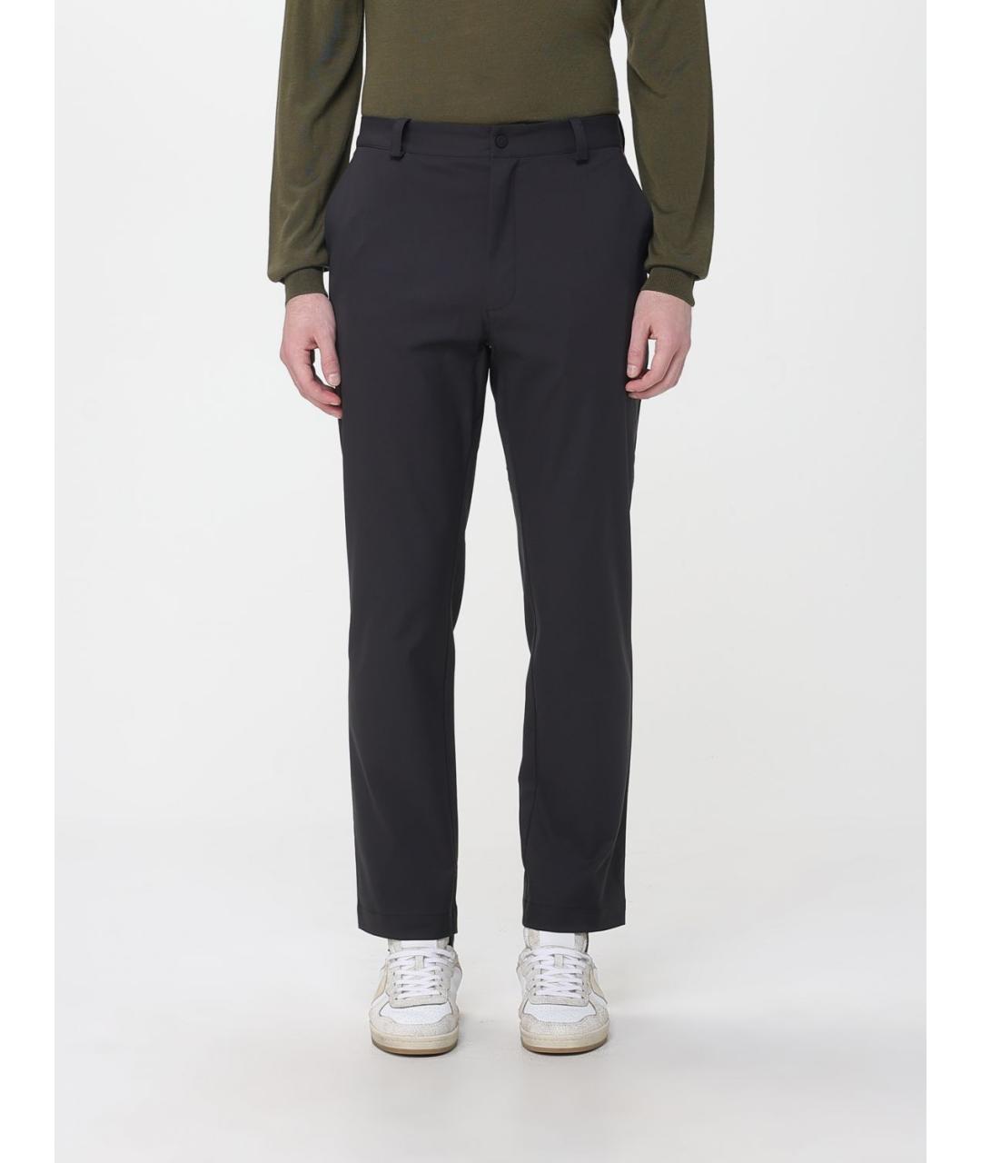 K-WAY Черные полиэстеровые повседневные брюки, фото 4