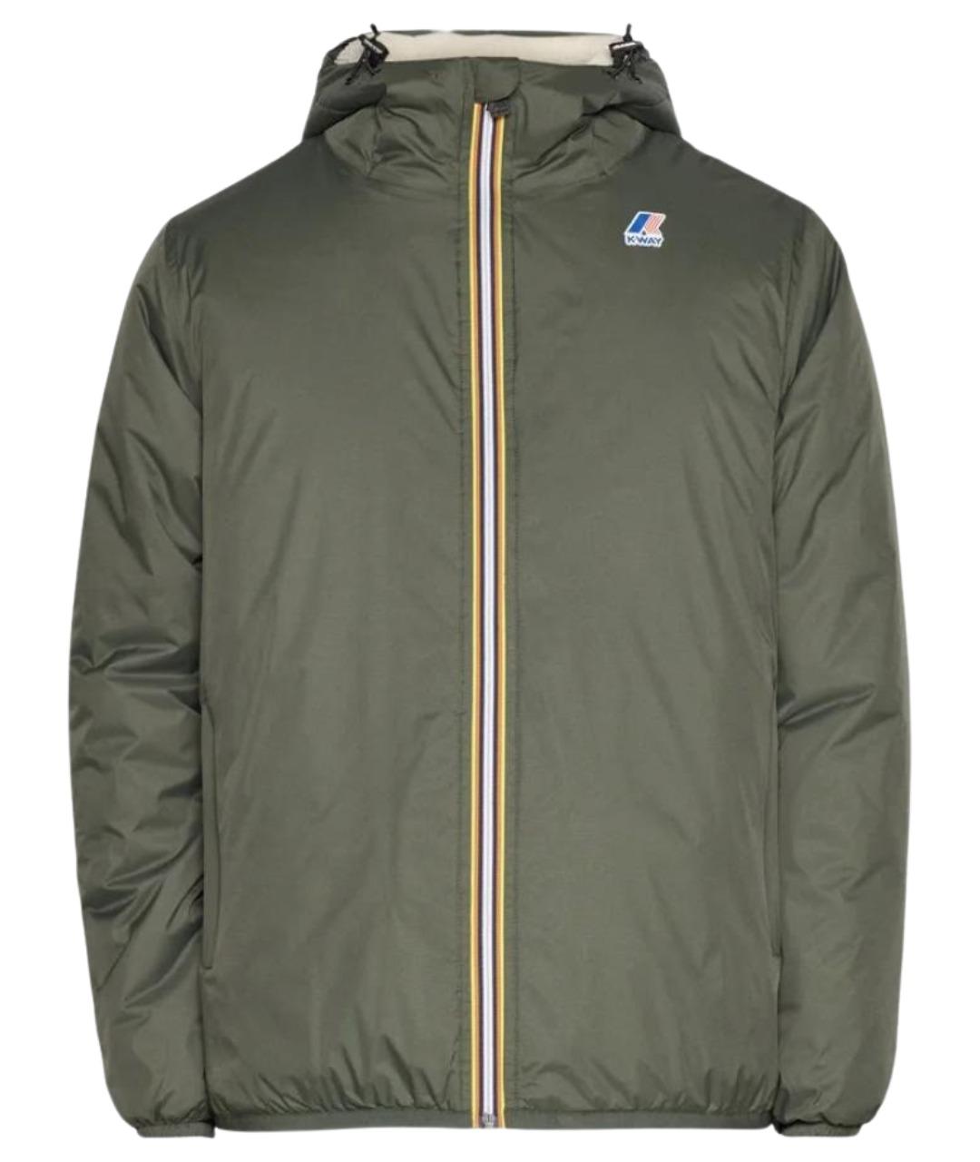 K-WAY Хаки полиамидовая куртка, фото 1