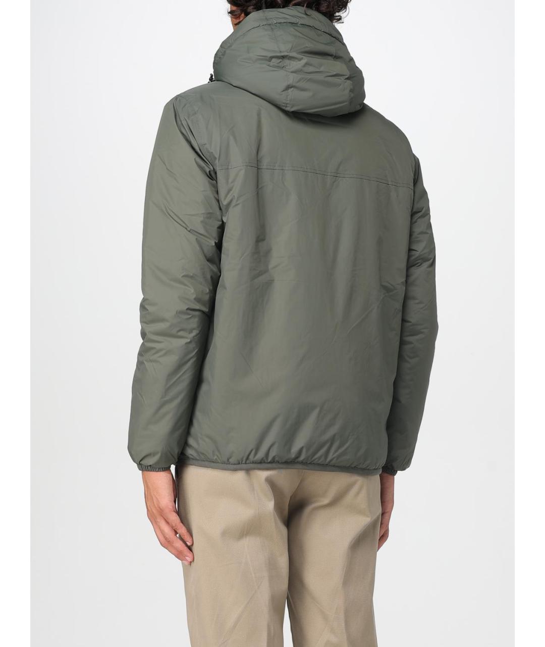 K-WAY Хаки полиамидовая куртка, фото 3