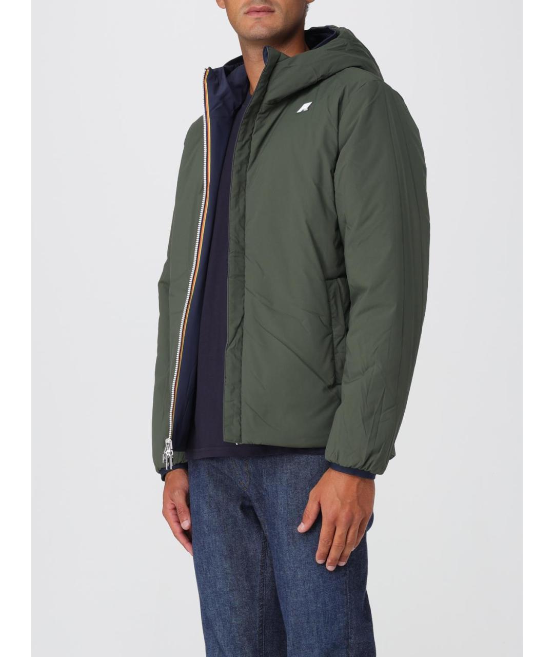 K-WAY Синяя полиамидовая куртка, фото 3