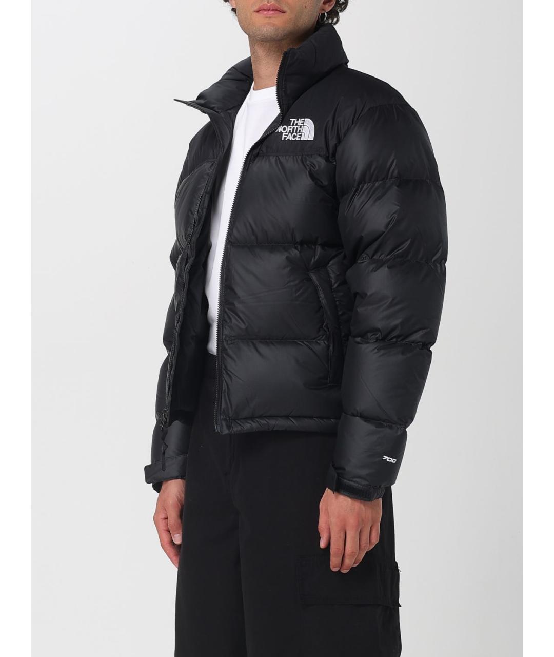 THE NORTH FACE Черный полиамидовый пуховик, фото 3