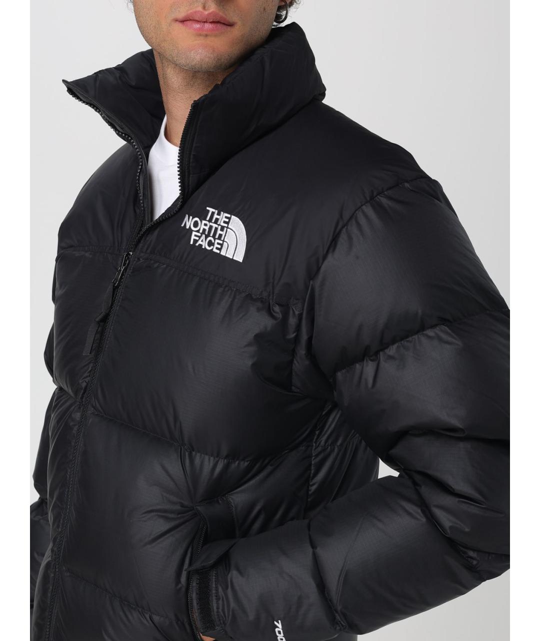 THE NORTH FACE Черный полиамидовый пуховик, фото 4