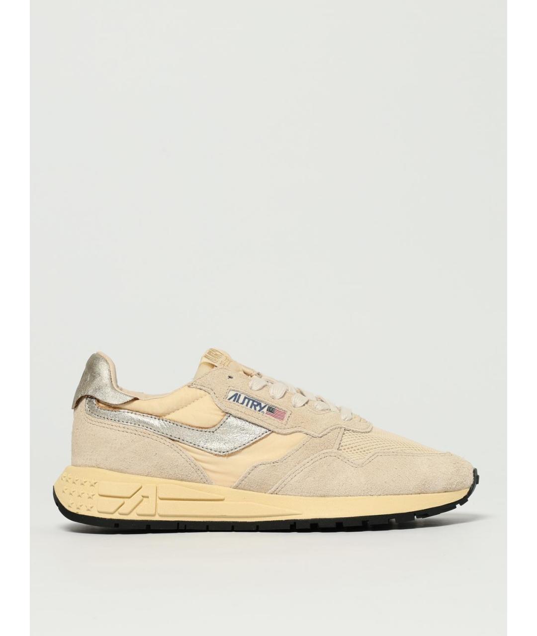 AUTRY Бежевые замшевые кроссовки, фото 5