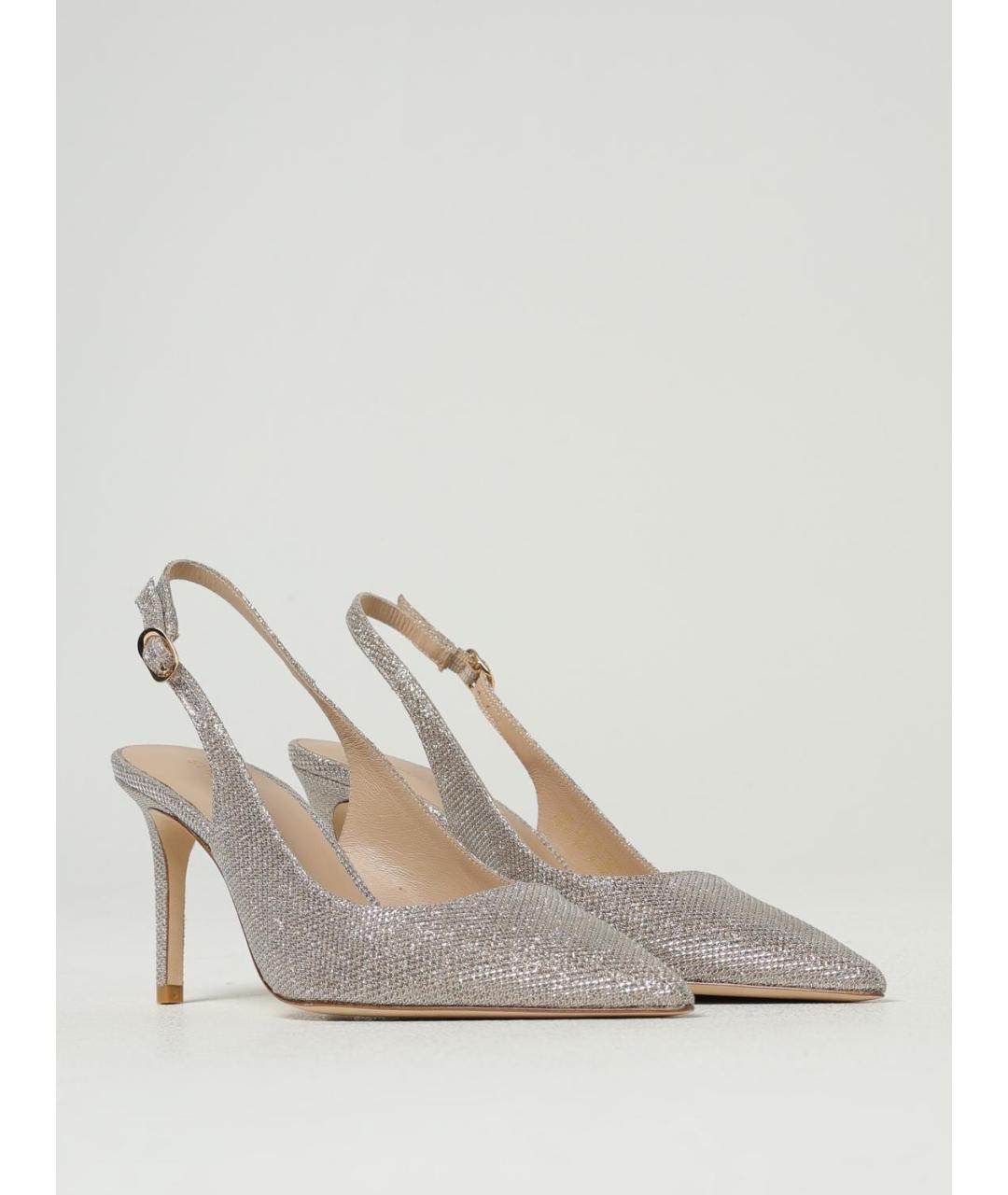 STUART WEITZMAN Бежевые кожаные туфли, фото 2