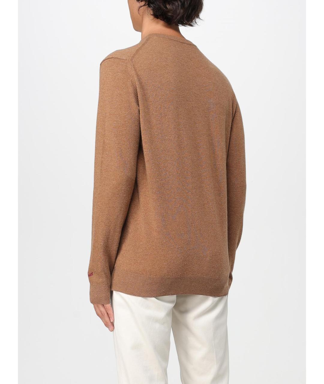 WOOLRICH Бежевый шерстяной джемпер / свитер, фото 2