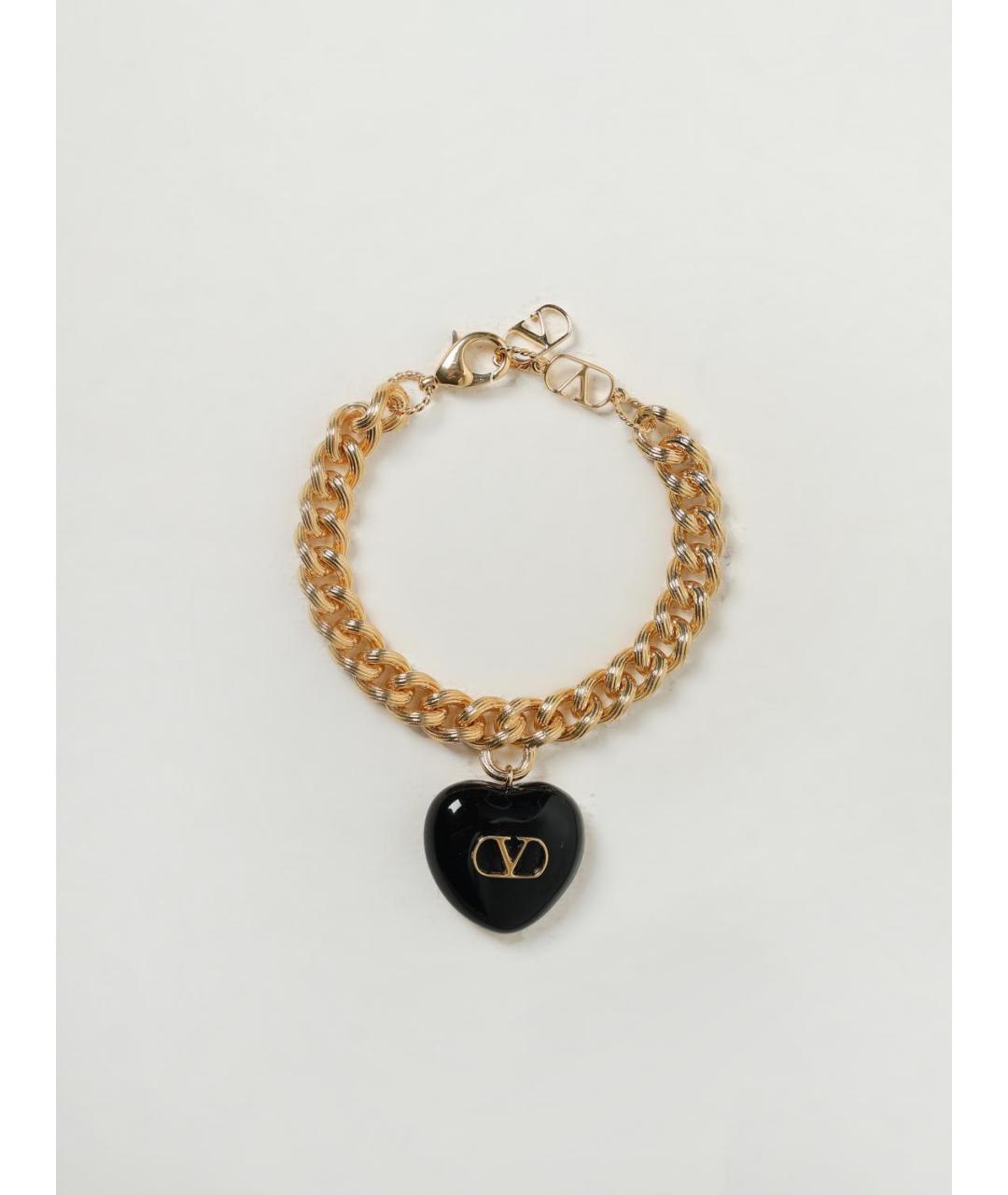 VALENTINO Золотой металлический браслет, фото 4