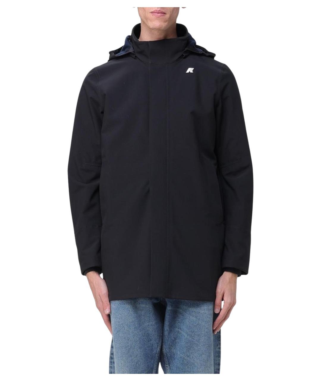 K-WAY Черное полиэстеровое пальто, фото 1