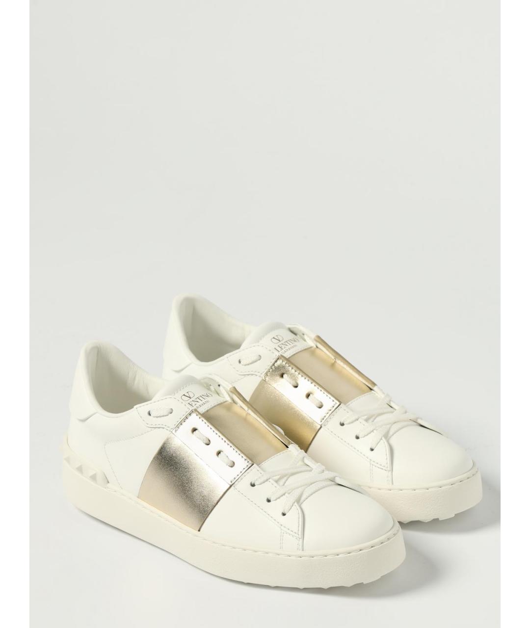 VALENTINO Белые кожаные кеды, фото 2