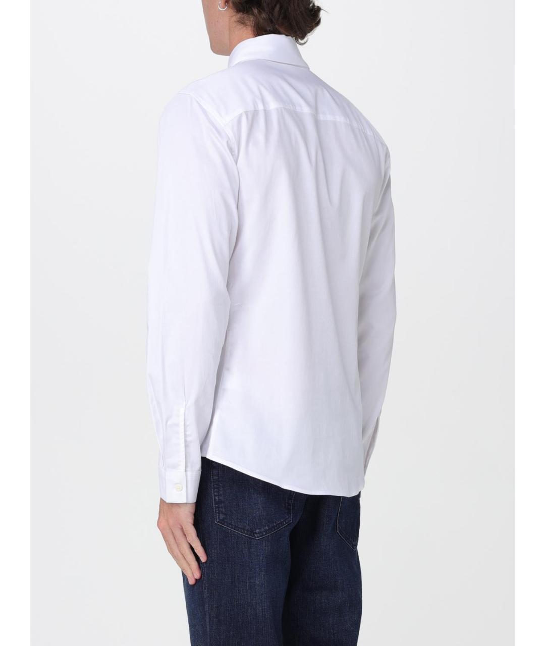 DIESEL Белая хлопковая кэжуал рубашка, фото 2
