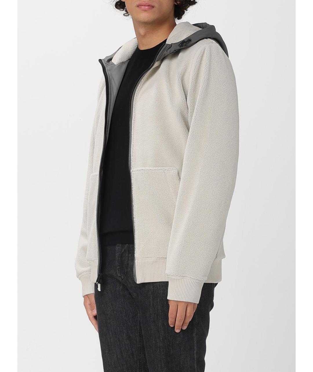 WOOLRICH Бежевая полиэстеровая куртка, фото 4