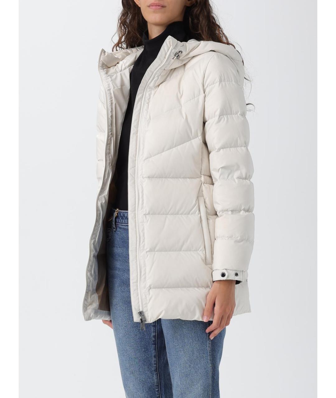 WOOLRICH Белая полиамидовая куртка, фото 4