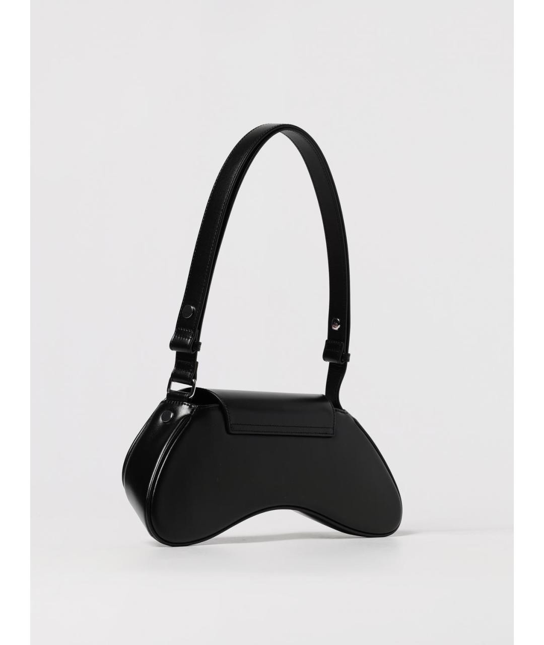 DIESEL Черная сумка через плечо из искусственной кожи, фото 2