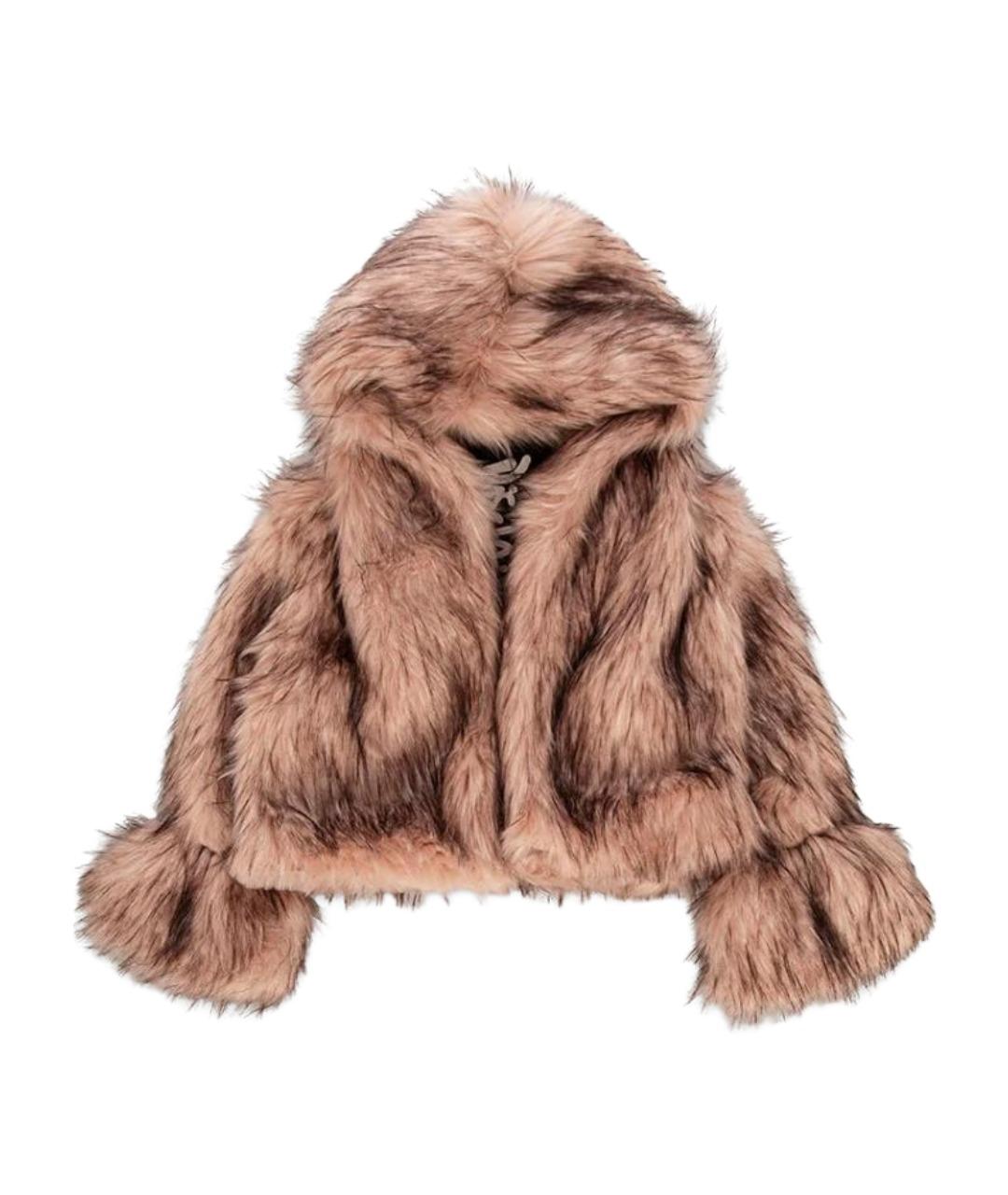 DISCLAIMER Коричневая шуба, фото 1