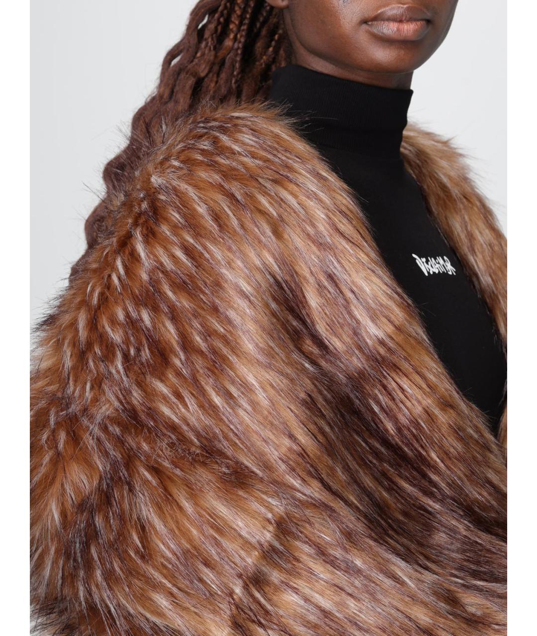 DISCLAIMER Коричневая шуба, фото 5