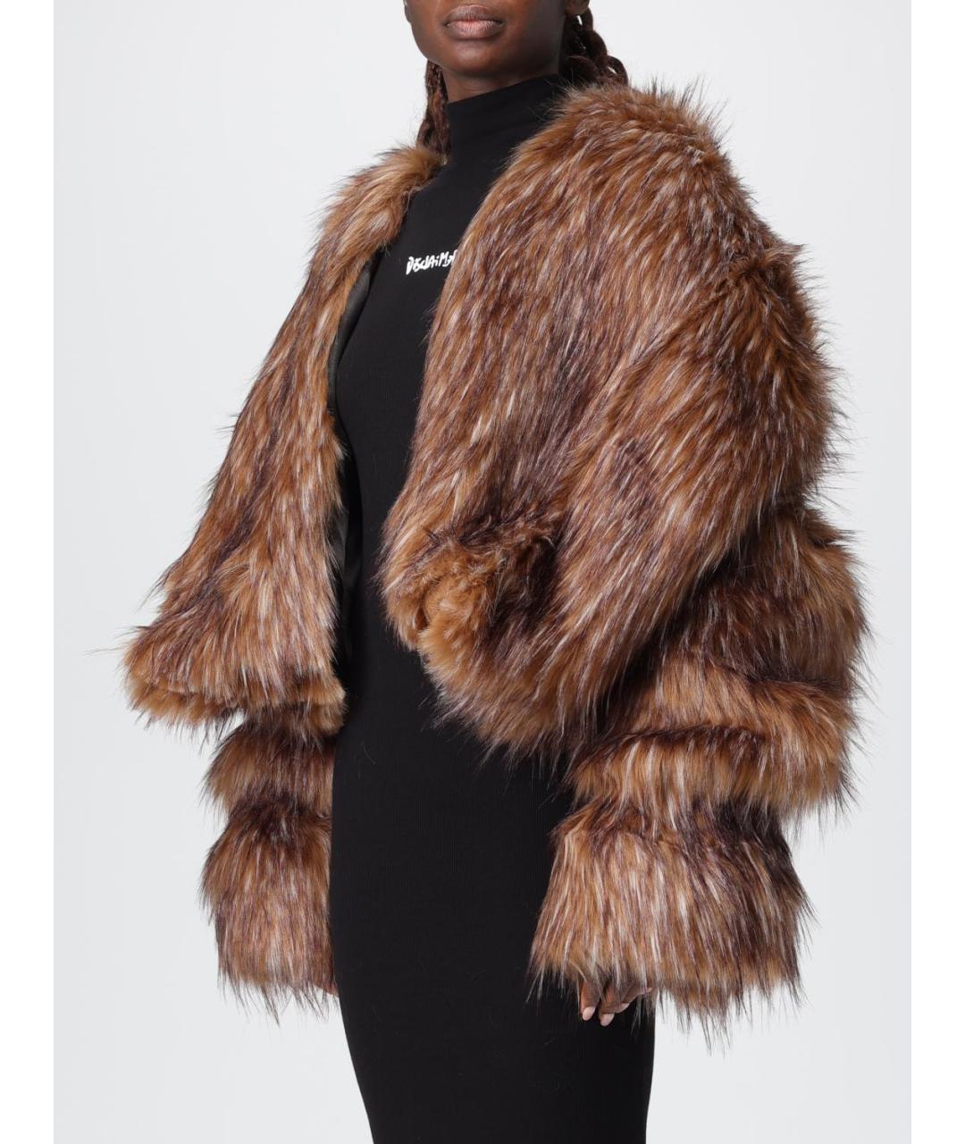 DISCLAIMER Коричневая шуба, фото 4