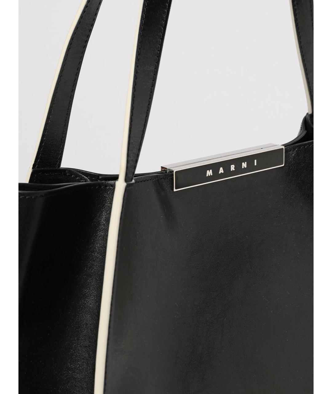MARNI Черная сумка тоут, фото 4