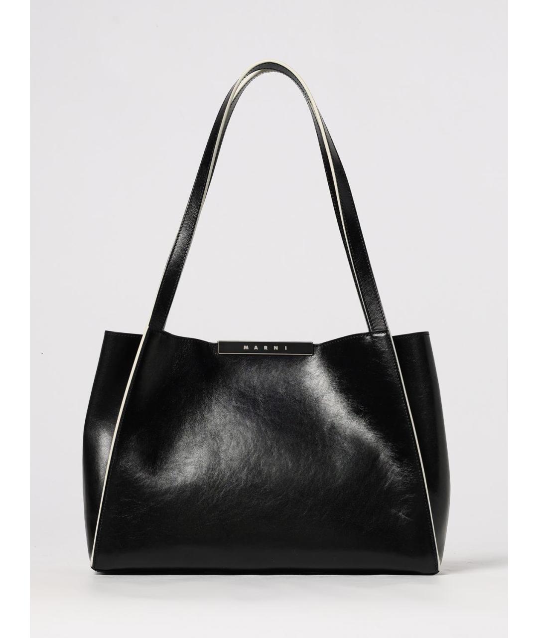 MARNI Черная сумка тоут, фото 6