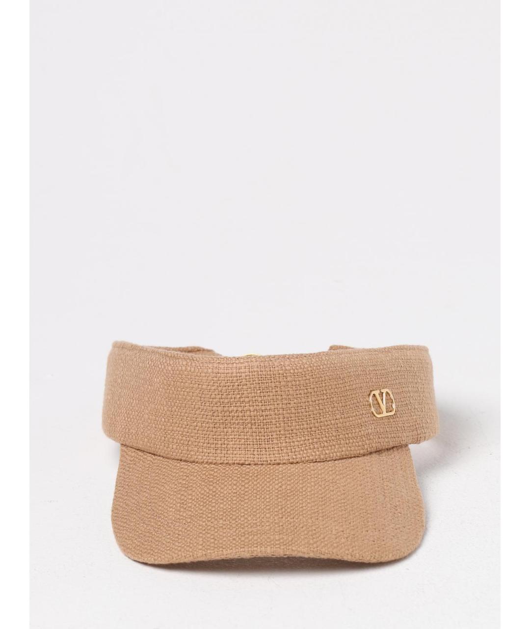 VALENTINO Бежевая хлопковая кепка/бейсболка, фото 3