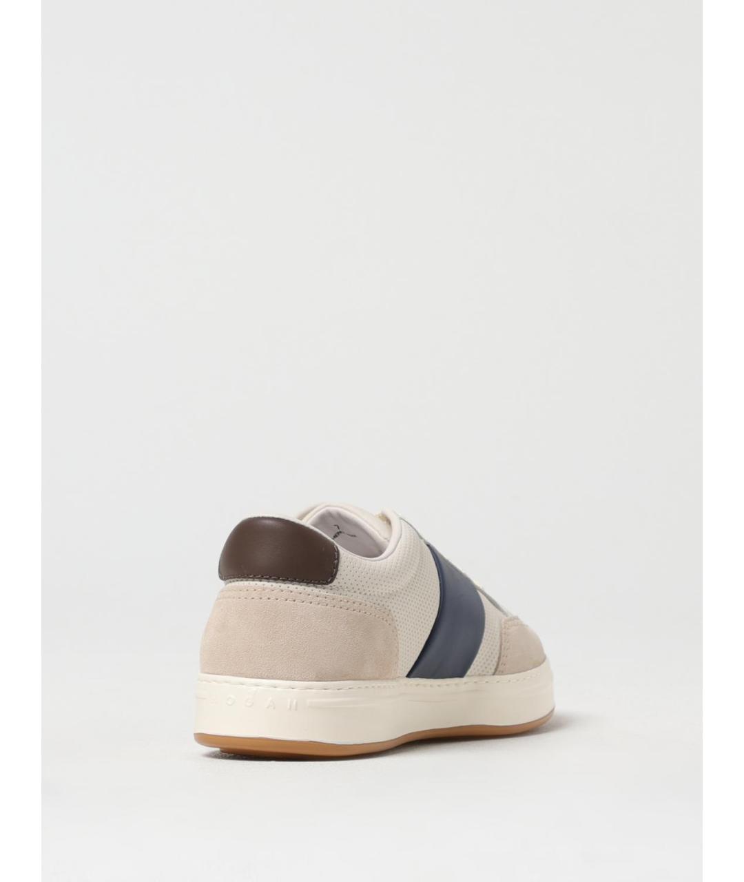 HOGAN Мульти кожаные низкие кроссовки / кеды, фото 3