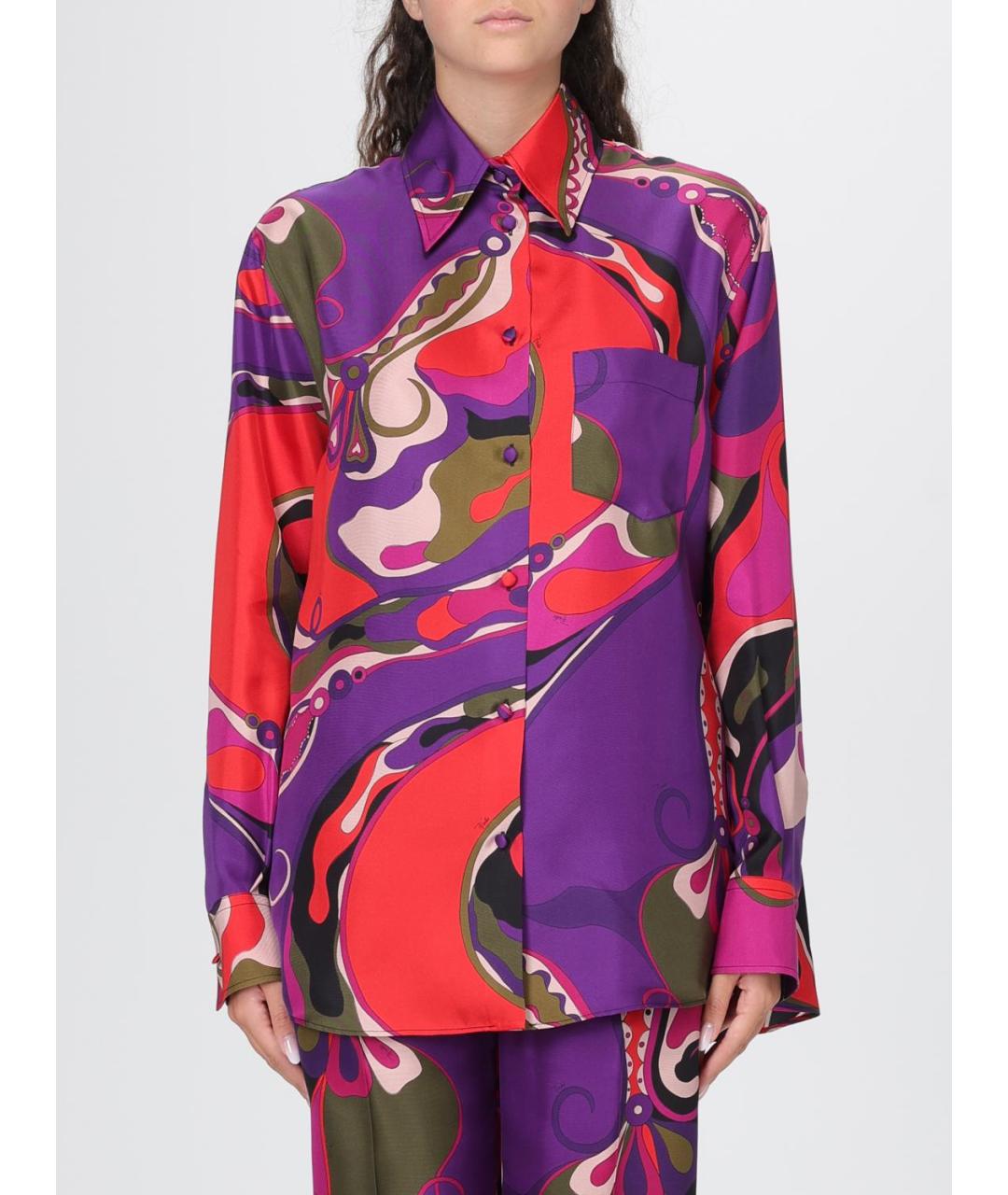 PUCCI Мульти рубашка, фото 6