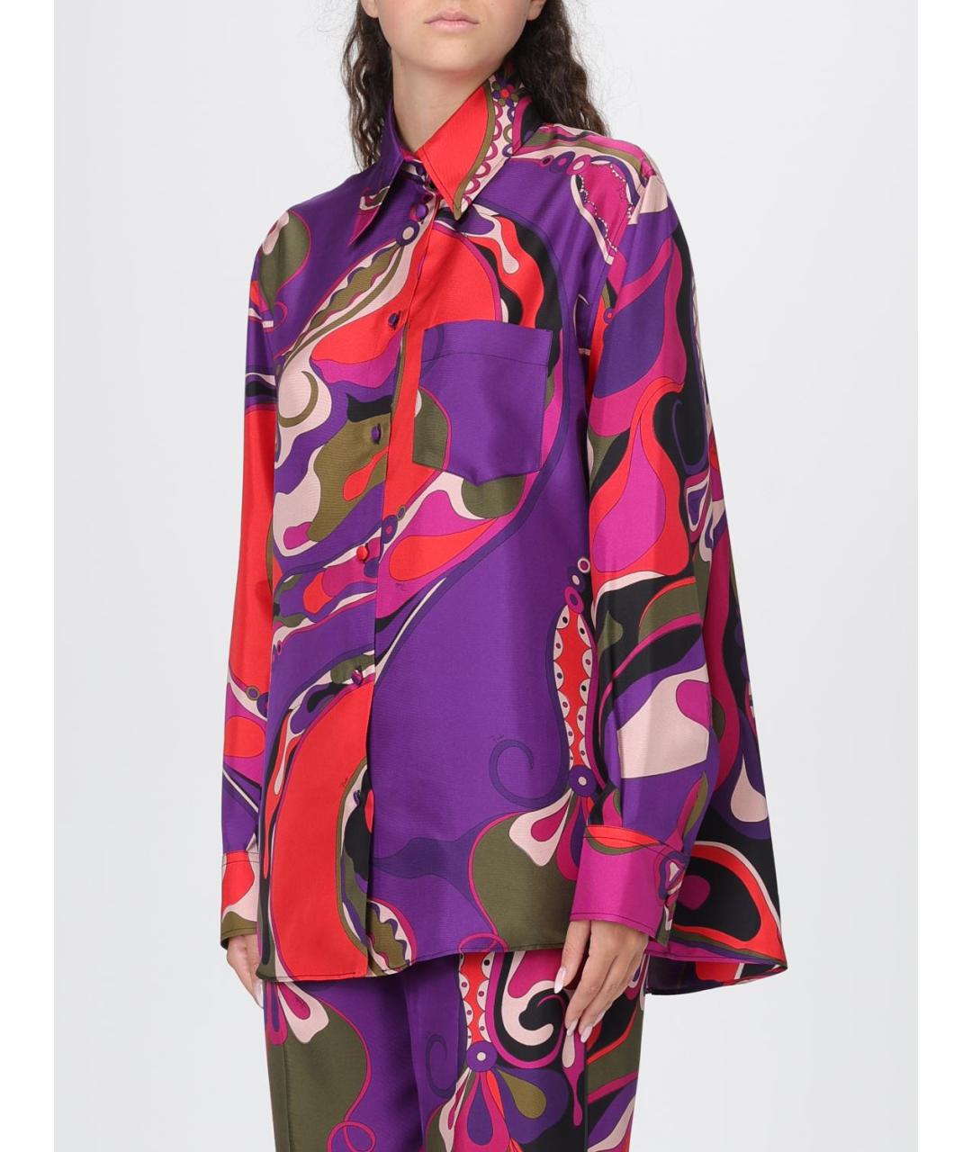 PUCCI Мульти рубашка, фото 4