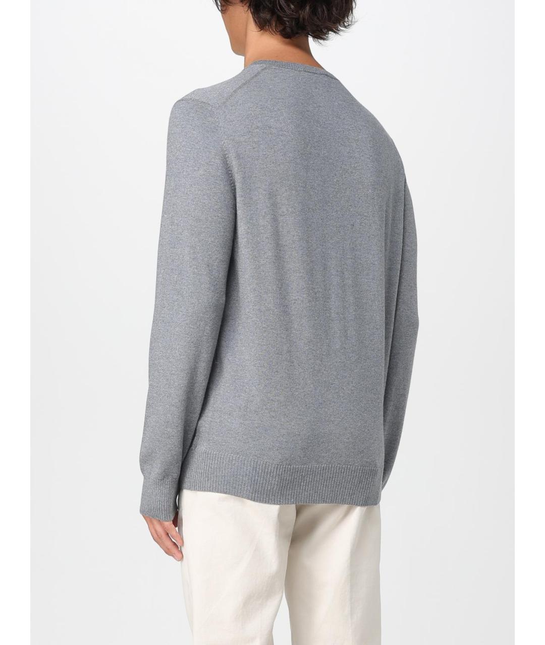 FAY Серый шерстяной джемпер / свитер, фото 2