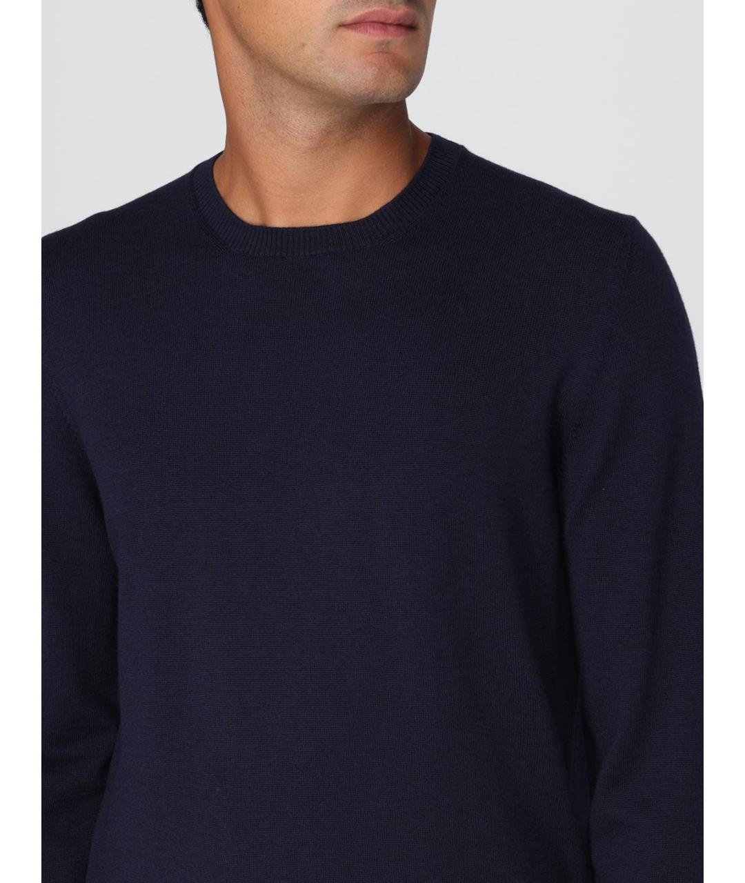 FAY Синий шерстяной джемпер / свитер, фото 3