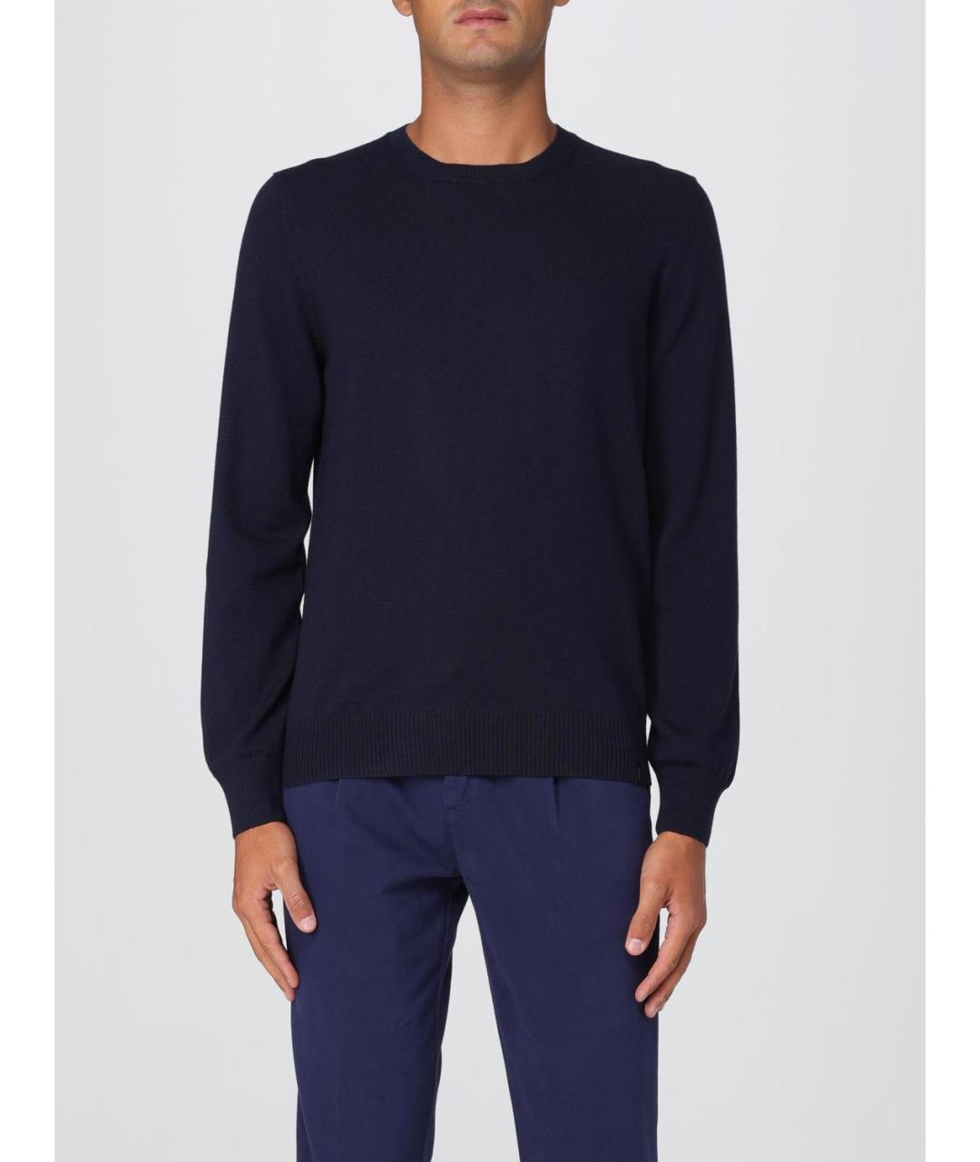 FAY Синий шерстяной джемпер / свитер, фото 4