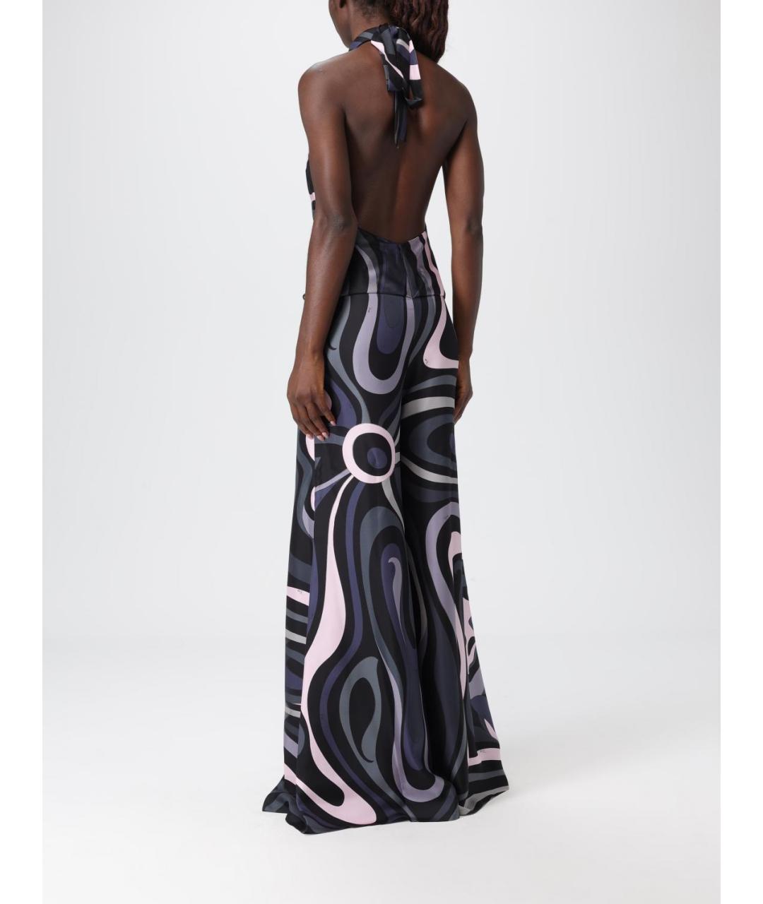 PUCCI Черный шелковый комбинезон, фото 3