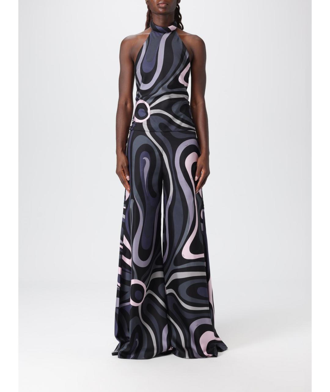 PUCCI Черный шелковый комбинезон, фото 2