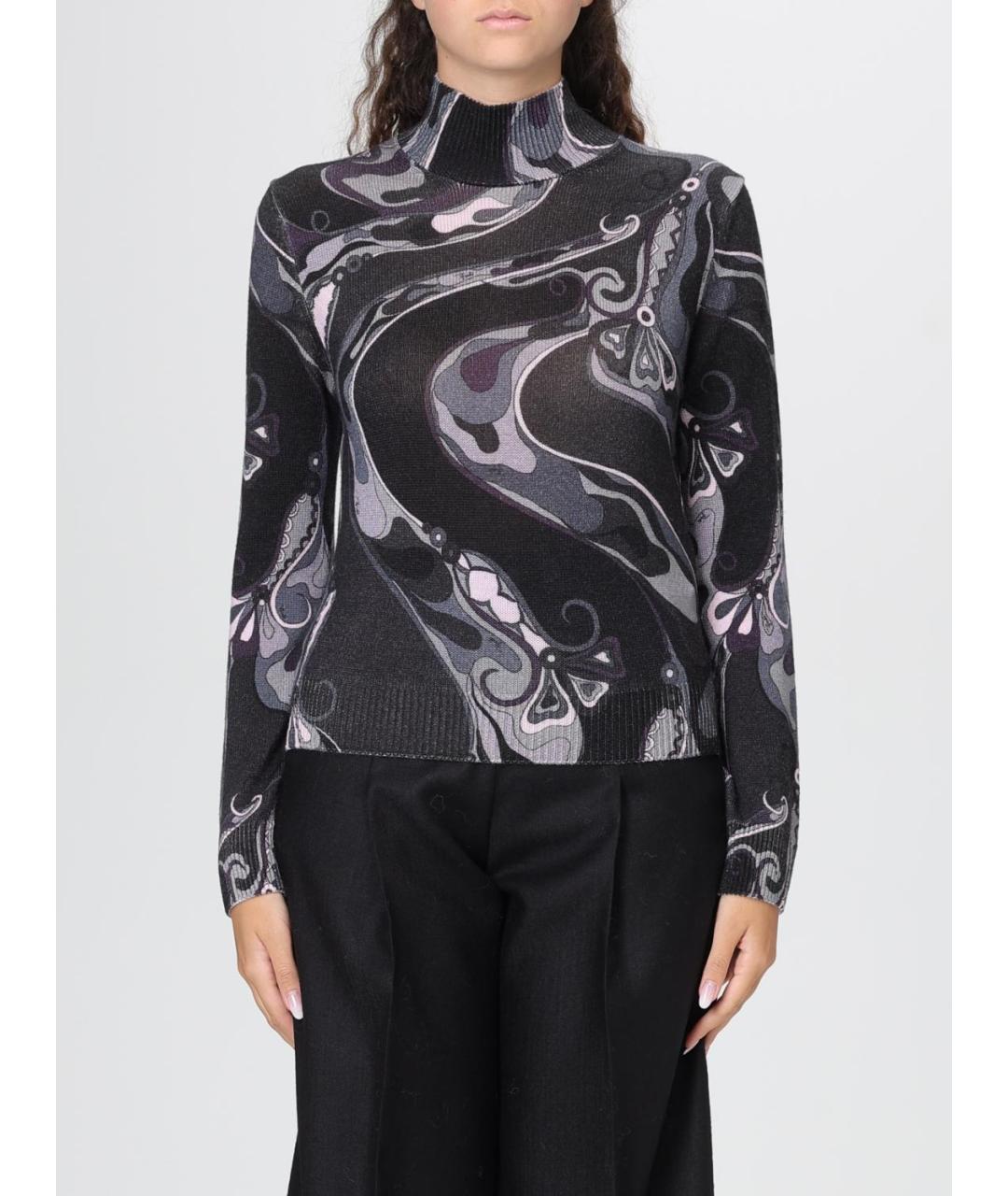 PUCCI Мульти шерстяная водолазка, фото 2