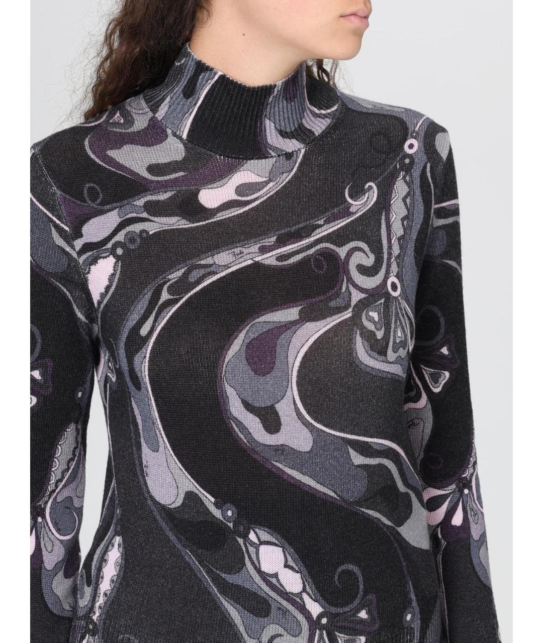 PUCCI Мульти шерстяная водолазка, фото 6