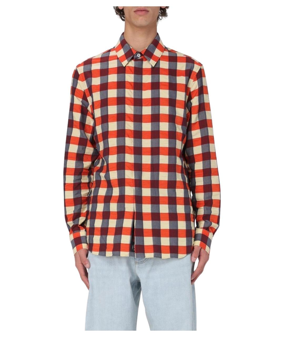 BOTTEGA VENETA Мульти хлопковая кэжуал рубашка, фото 1